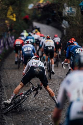 Picture by Zac Williams/SWpix.com - 31/03/2024 - Cycling - 2024 Ronde Van Vlaanderen - Mikkel Bjerg, UAE Team Emirates.