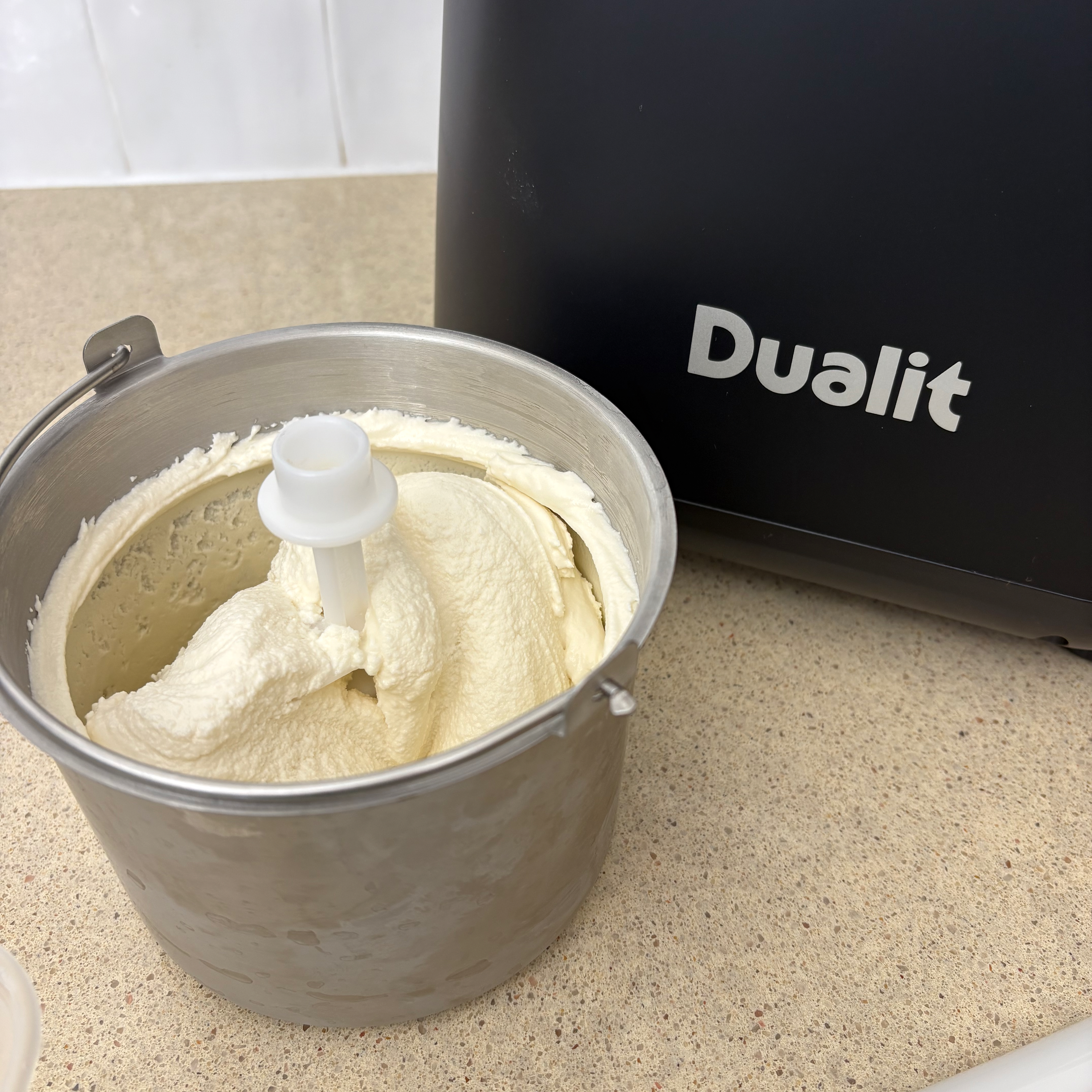 Testing the Dualit Ice cream maker at home