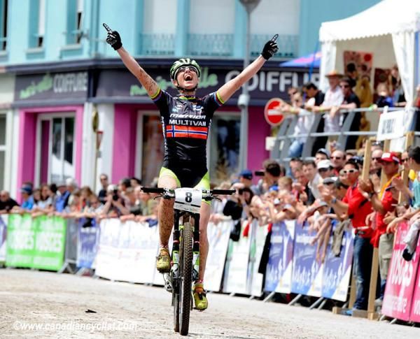 Gunn-Rita Dahle Flesjaa (Multivan Merida Biking Team) wins her first World Cup since 2008