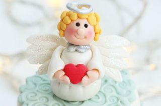 Angel cake decorations