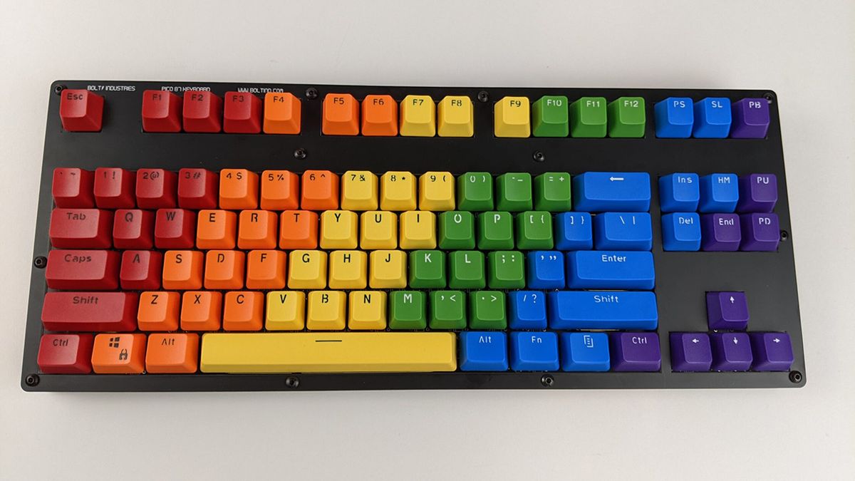The Bolt Industries Pico 87 keyboard