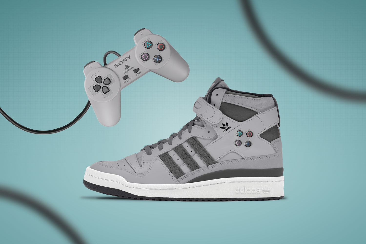 Concept shoe inspired by the Playstation 1