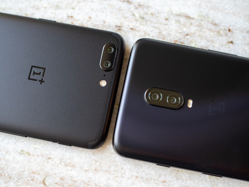 OnePlus 6T vs. OnePlus 5