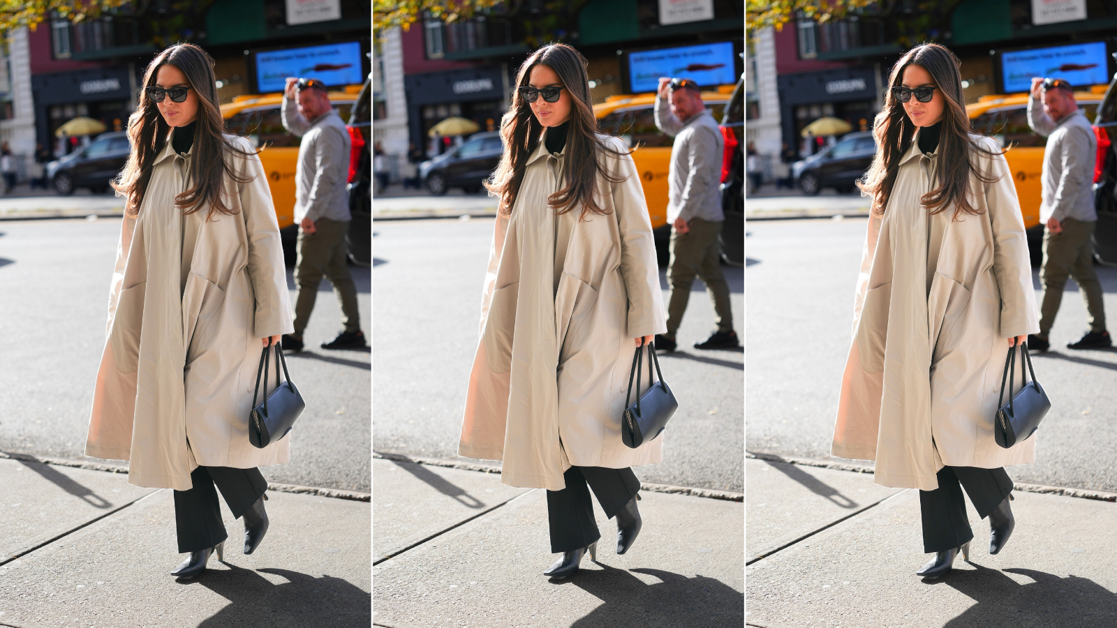 Olivia Munns Swing Trench Is the Rainy-Weather Layer That Adds Ladylike Polish to Every Outfit