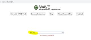 Wave screenshot: Homepage