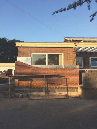 external wall insulation being added to house