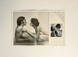 Nude couple and lipstick, in Silvia Prada artworks