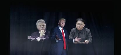 Trump, Bill Clinton, and Kim Jong Un