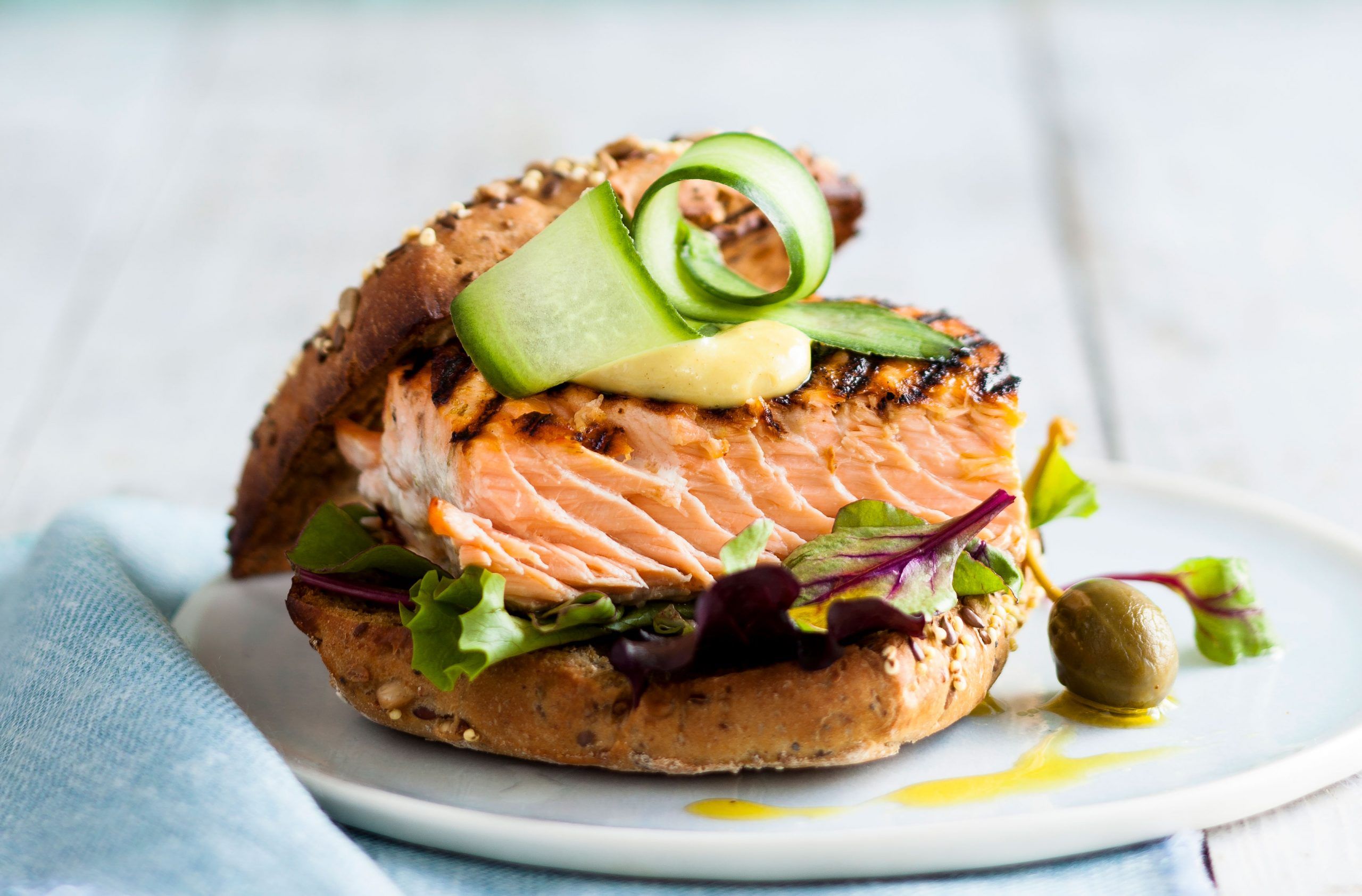 Salmon burgers recipe