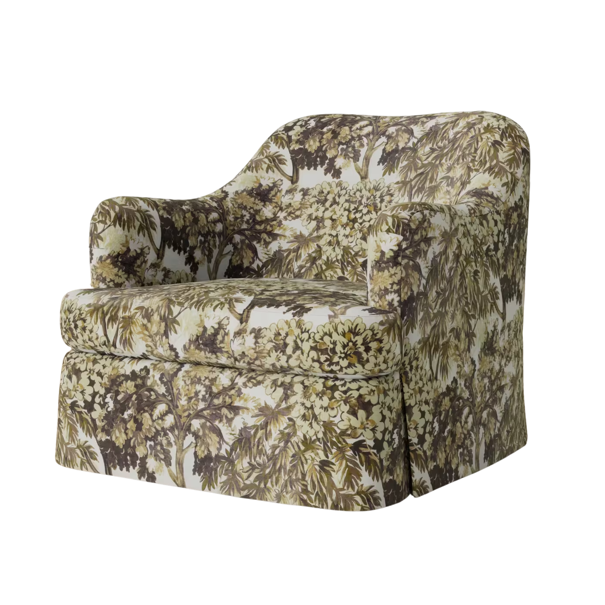 a decorative accent chair