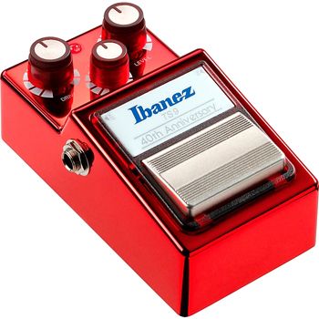 Ibanez treats the TS9 Tube Screamer to a Ruby Red colorway to