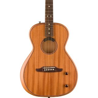 A Fender Highway Series Parlor acoustic guitar