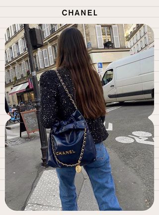 denim chanel bag