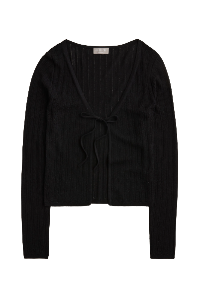 J.Crew, Featherweight Cashmere Tie-Front Cardigan