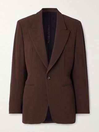 Wool-Blend Blazer