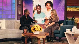 Kelly Clarkson is joined by actor Sterling K. Brown.