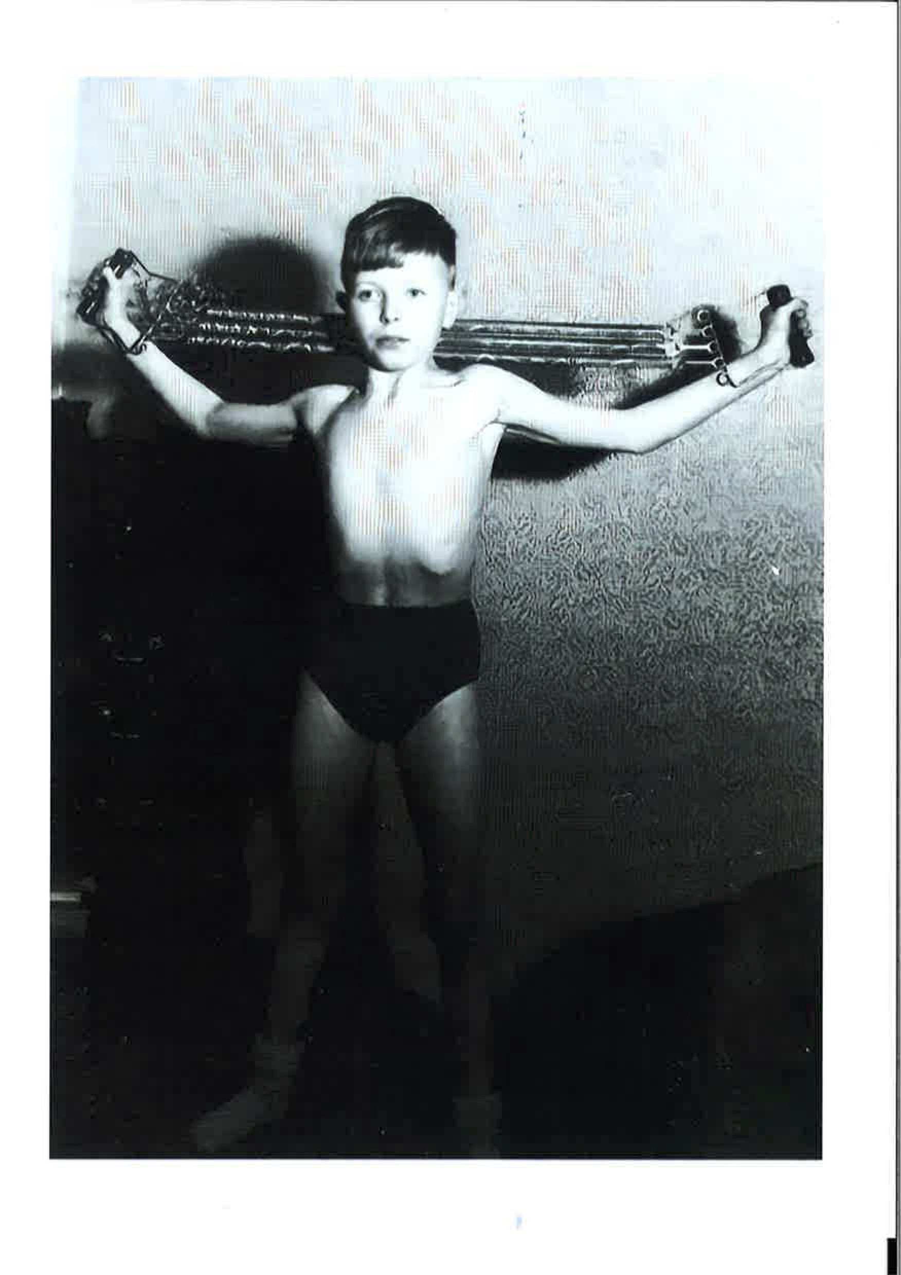 David Bowie body building