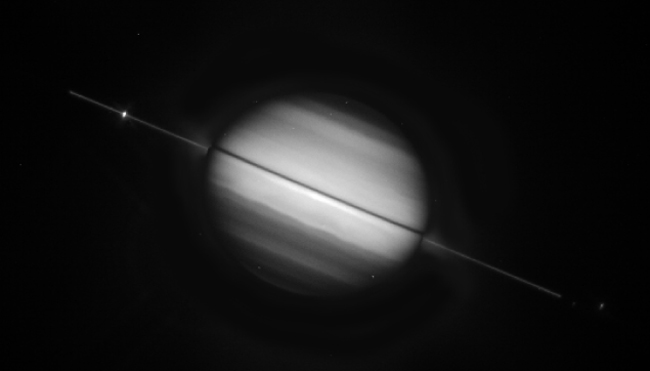 Four Moons to Cross Saturn&#039;s Face Tuesday