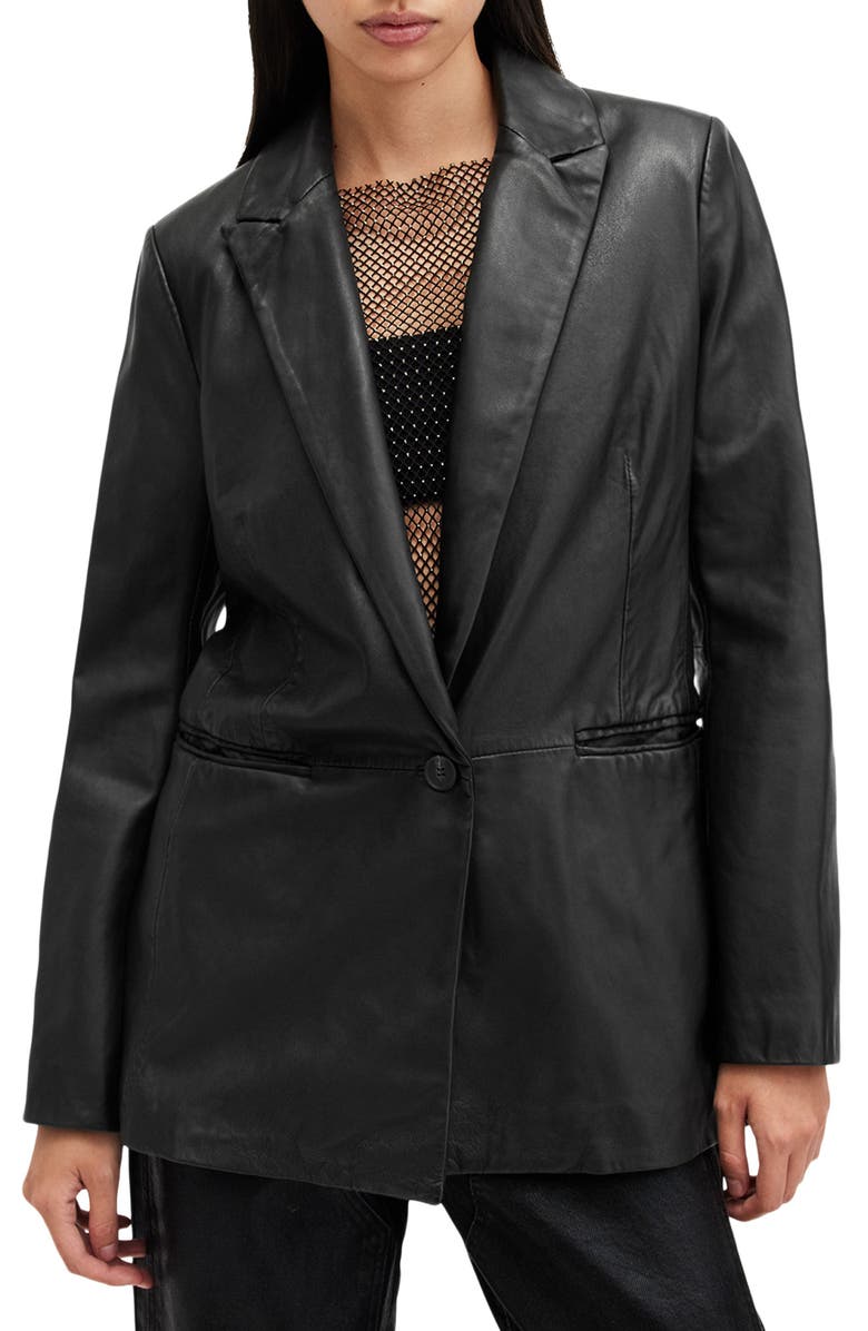Deri Leather Blazer