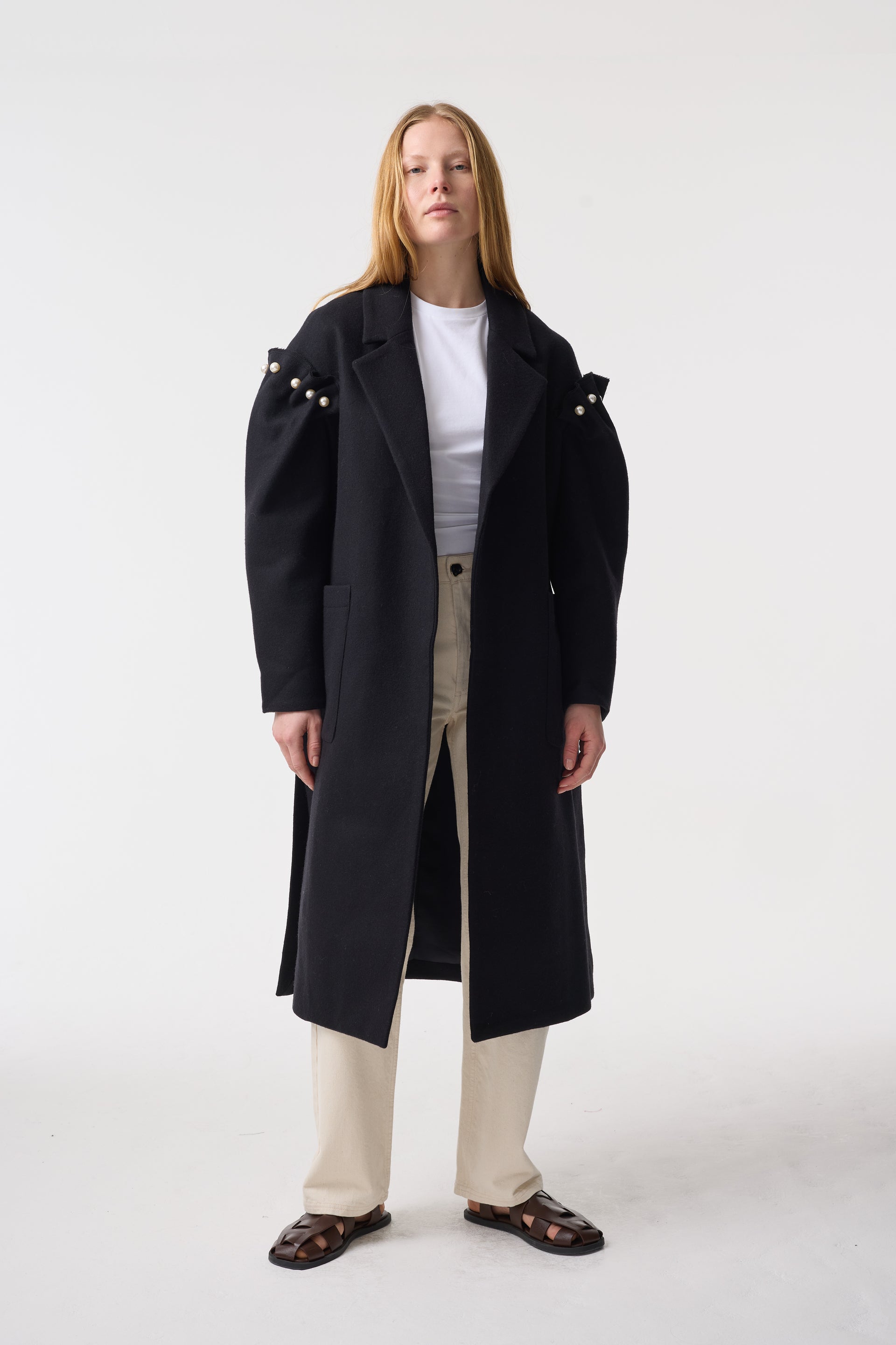 Wren Black Coat - Black / Xs