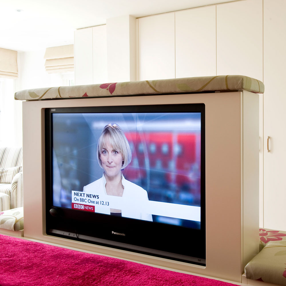 bedroom with television