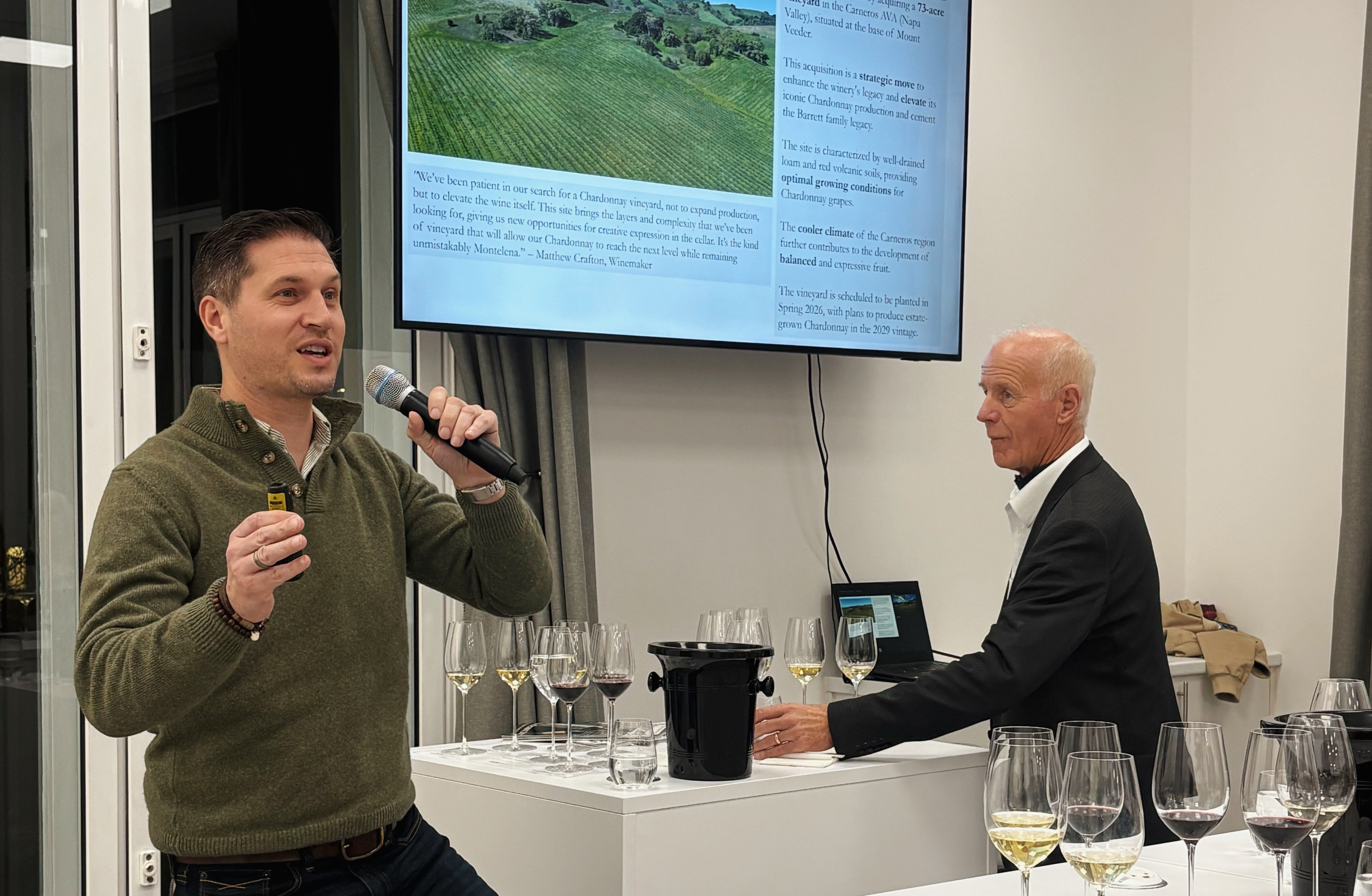 Chateau Montelena's president and winemaker Matt Crafton