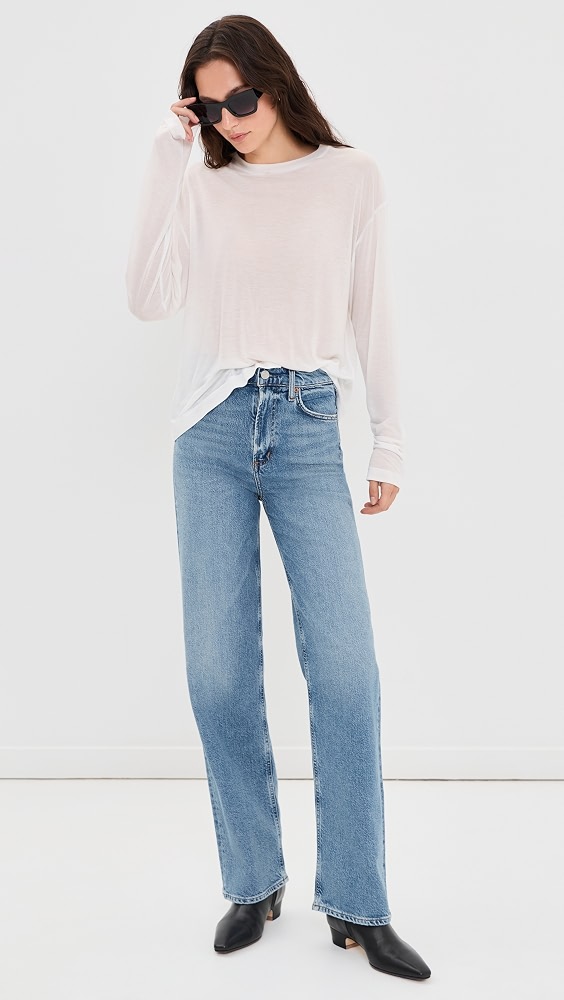 High Rise Wide Leg Ren Jeans - Measure
