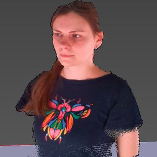 Best 3D scanning software; a person scanned into software
