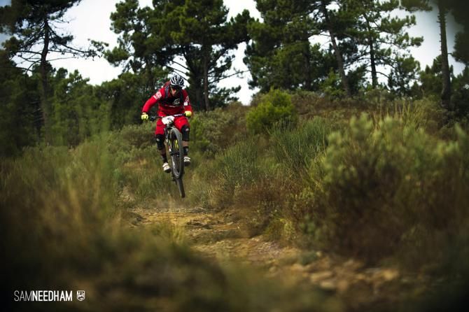 Catching some air on the final day at Trans-Provence