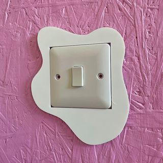 White light switch cover