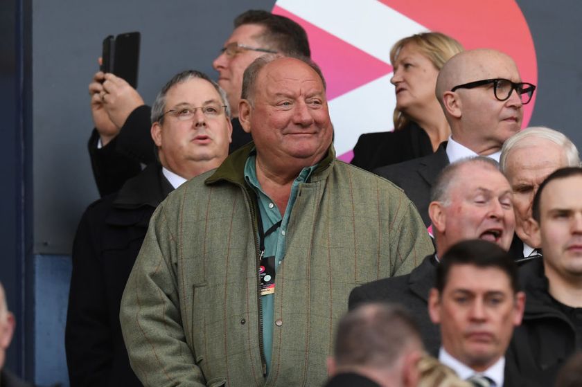 GLASGOW, SCOTLAND - FEBRUARY 26: TalkSport presenter Alan Brazil watches on during the Viaplay Cup final between Rangers and Celtic at Hampden Park, on February 26, 2023, in Glasgow, Scotland. (Photo by Craig Foy/SNS Group via Getty Images)