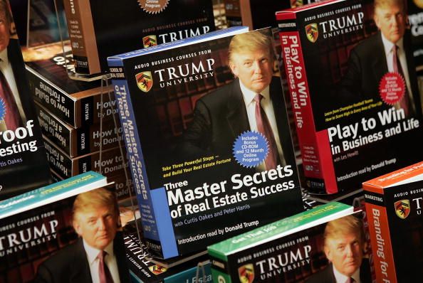 Trump University books.