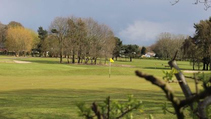 Brackenwood Golf Club pictured from behind the green