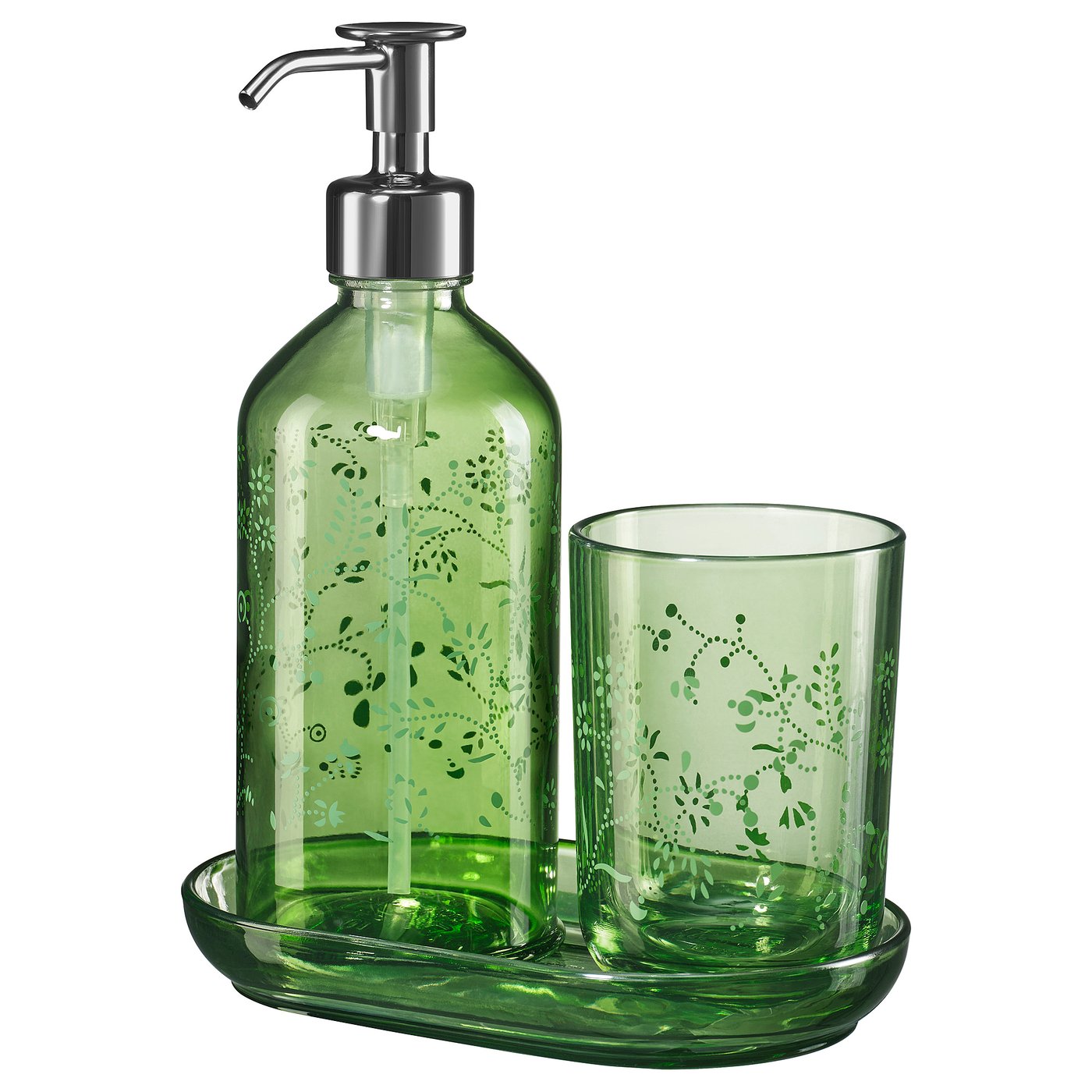 Grossj&amp;Ouml;n 3-Piece Bathroom Set - Green