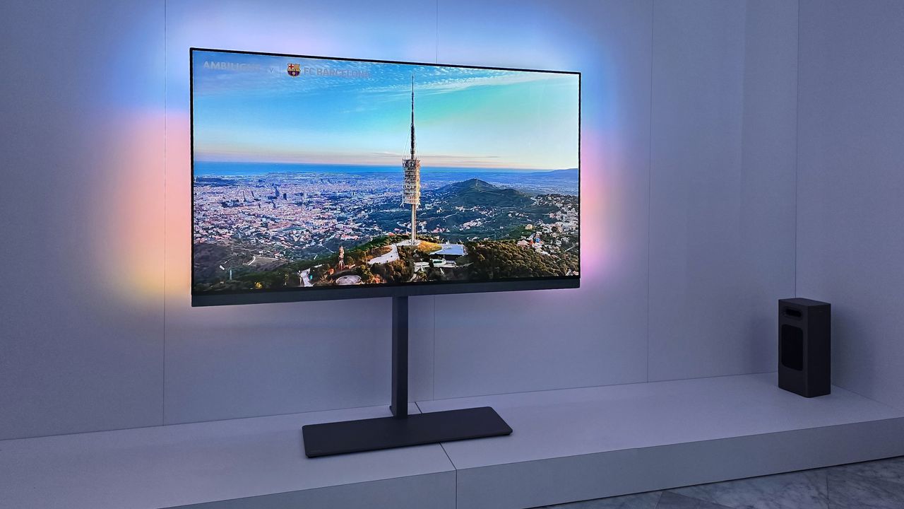 Philips OLED 959 prototype with Ambilight Plus