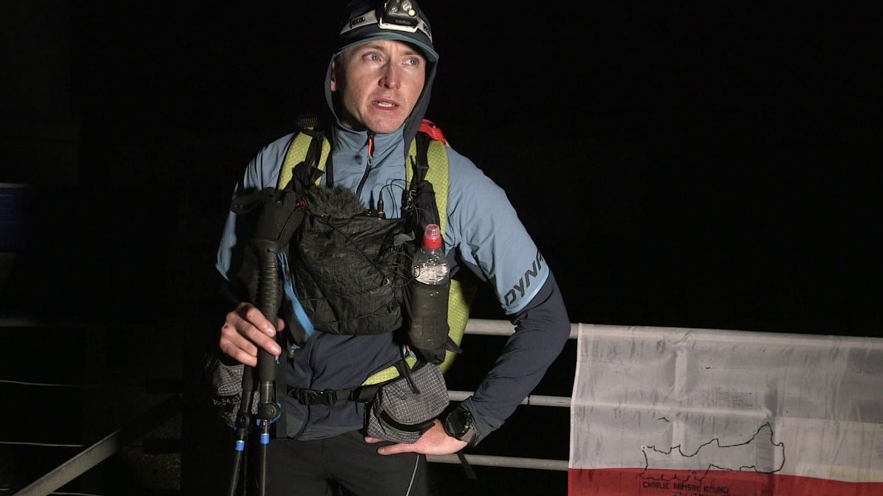 Pawel at finish of CWT