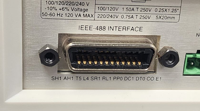 The General Purpose Interface Bus (GPIB), which would become IEEE 488
