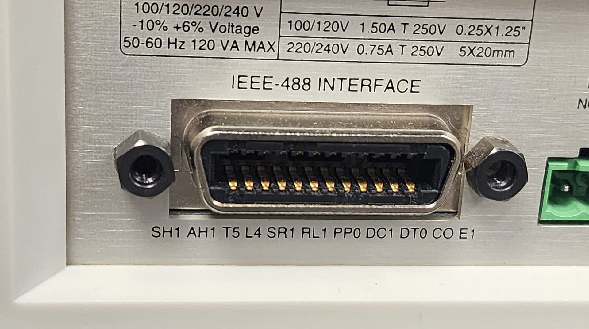 The General Purpose Interface Bus (GPIB), which would become IEEE 488