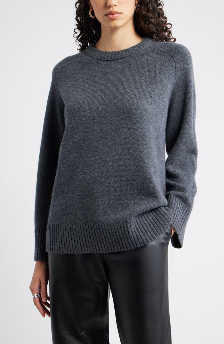 Crewneck Wool & Cashmere Sweater