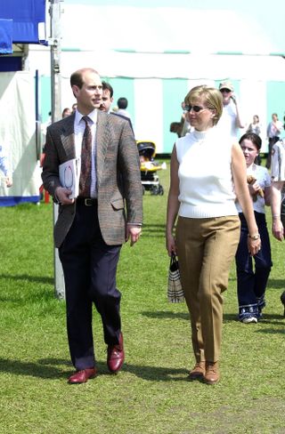 Duchess Sophie and Prince Edward at The Royal Windsor Horse Show in 2000.