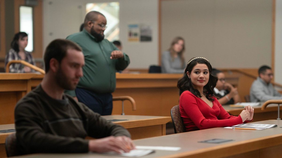 Jackson White and Alicia Crowder in Tell Me Lies