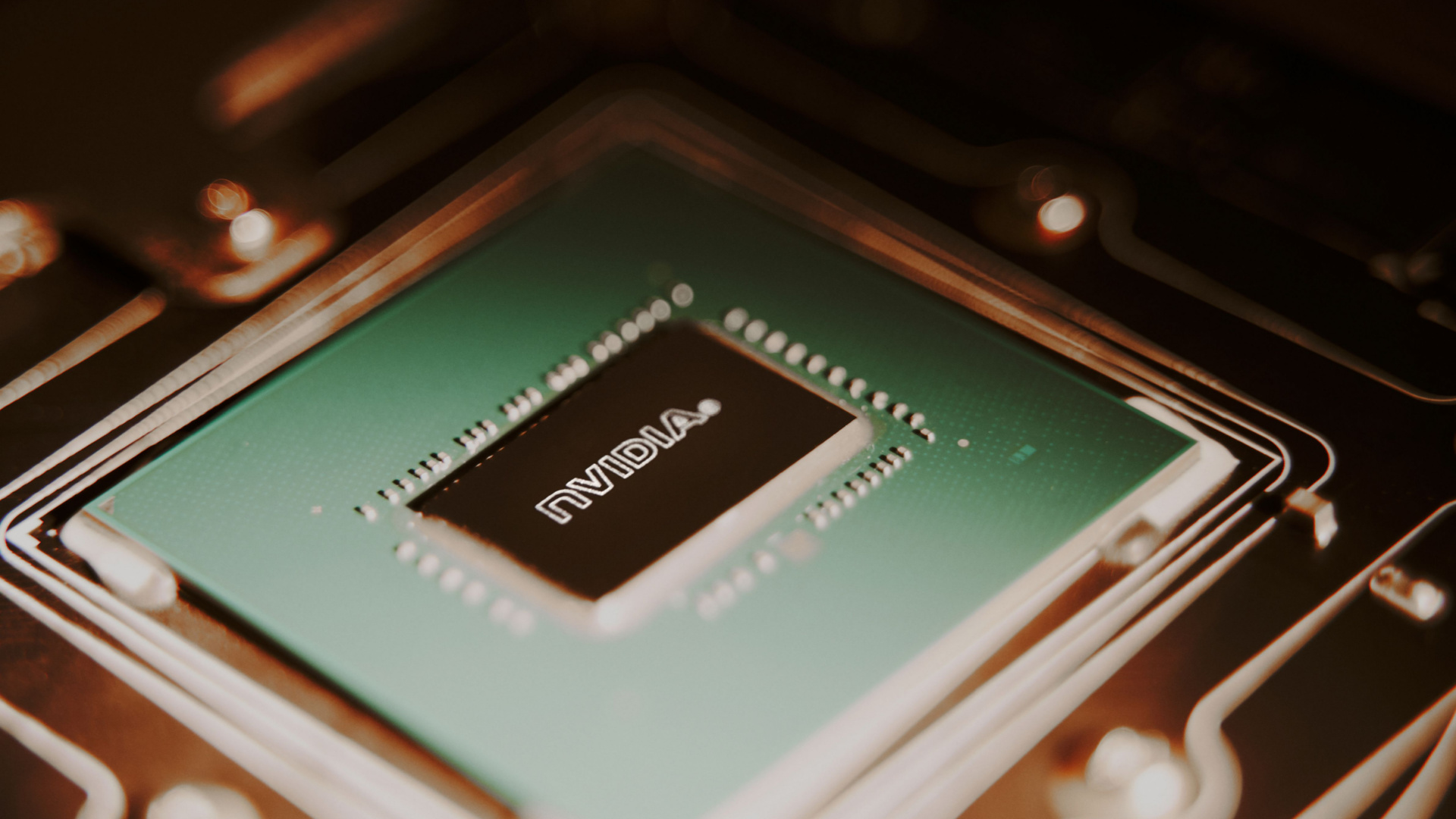 Un chip GPU de NVIDIA