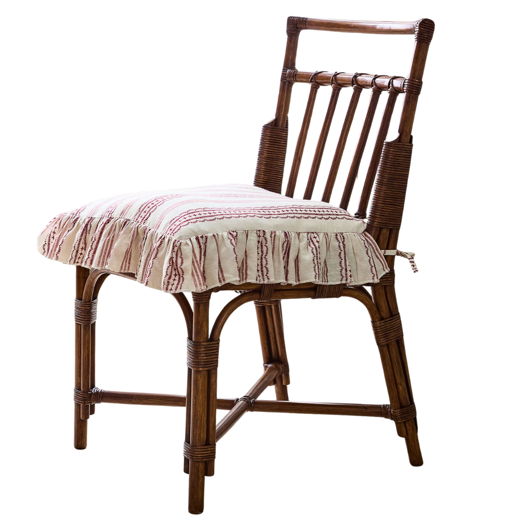 Ruffle Square Seat Cushion