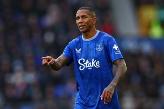 Ashley Young in action for Everton