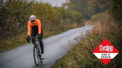 Image shows a rider who is cycling at the weekend