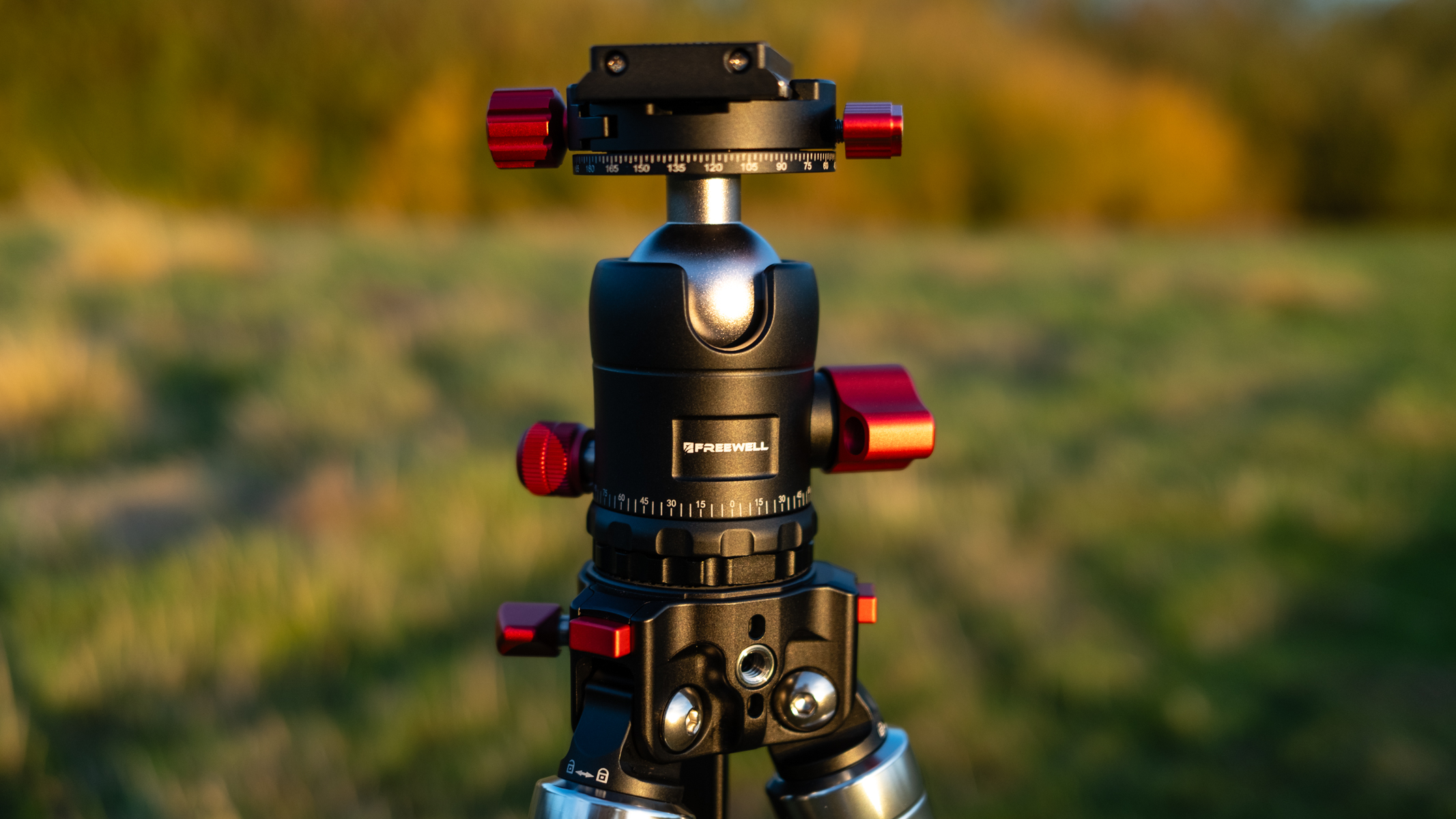 Freewell Real Multi Tripod 5-in-1 in a field