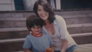 A photo of Cobie Smulders with a child in Safe Haven