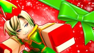 Blue Lock Rivals codes - a character posing with holiday decorations