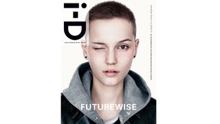 i-D magazine’s cheeky ‘winking face’ logo