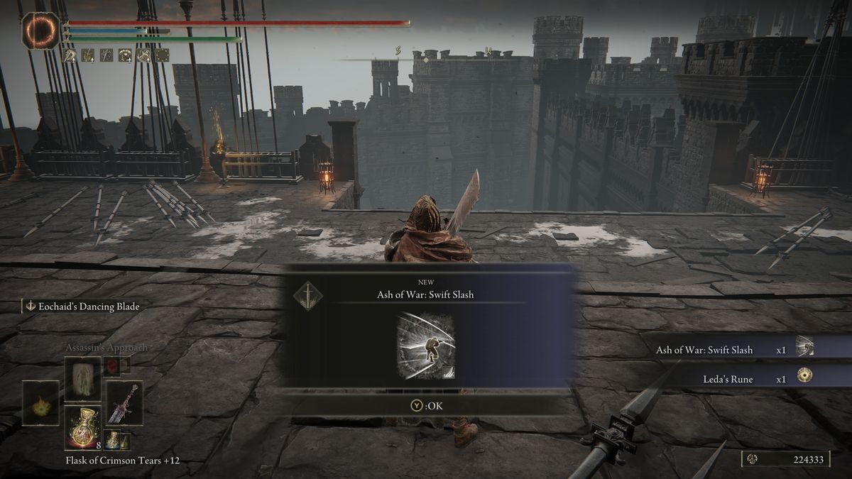 Elden Ring Hornsent quest - Swift Slash